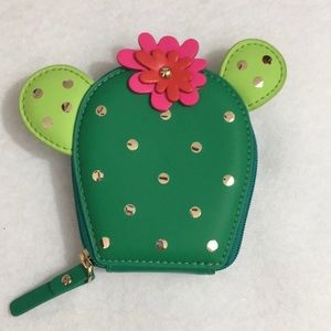 Kate Spade cactus coin purse